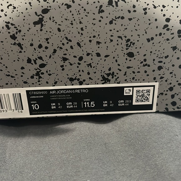 Air Jordan 6 retro toro bravo - Picture 8 of 8